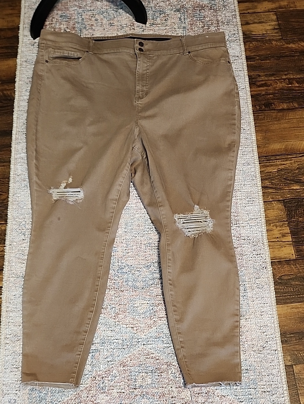 Fashion to Figure Tan Khaki Jeans
